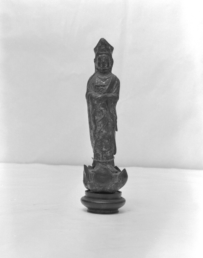 divinità del pantheon buddhista tibetano, divinità orientale (statuetta, opera isolata) - ambito cinese (secc. XVII/ XIX)