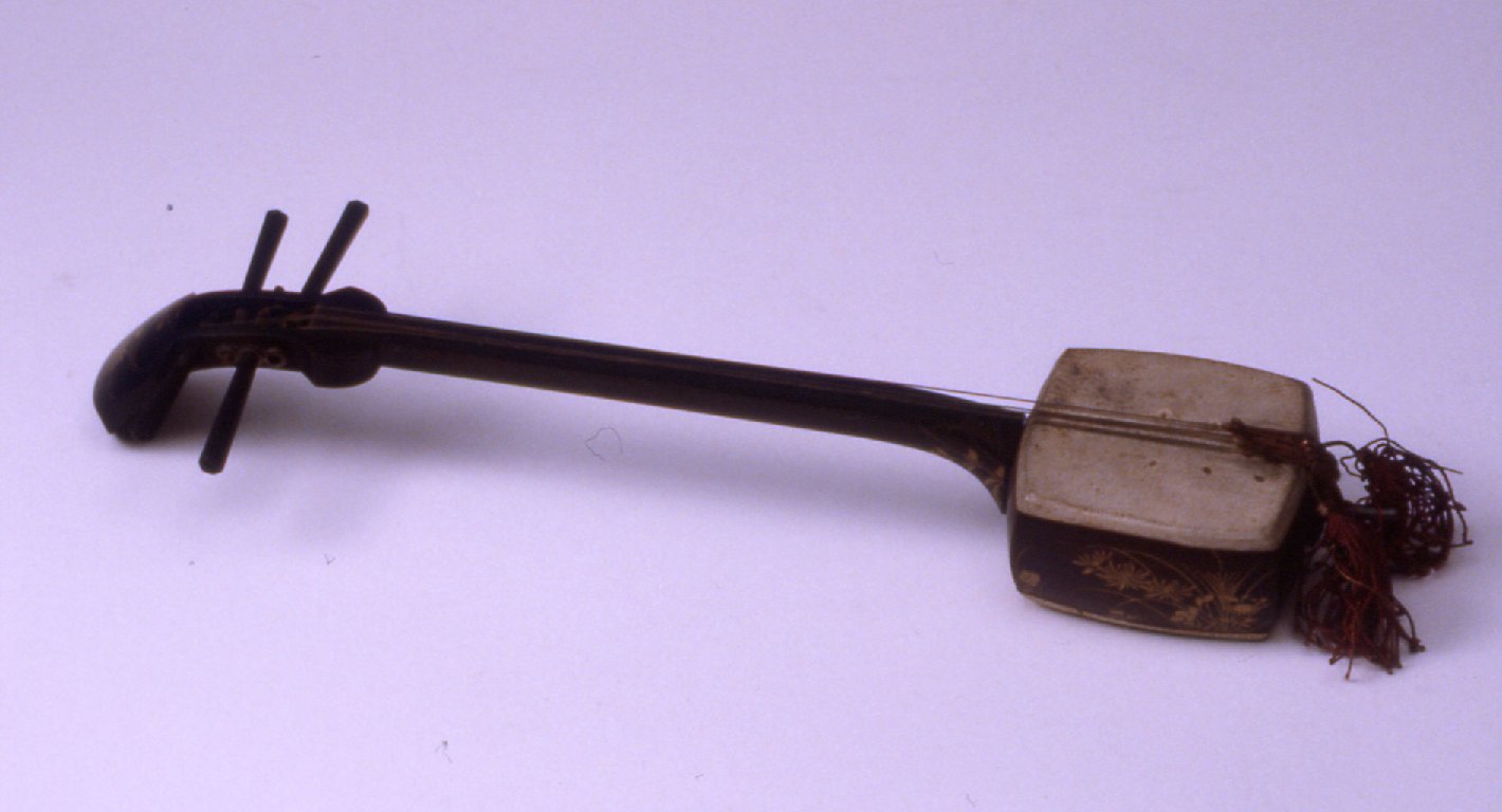 motivi decorativi floreali (liuto, opera isolata) - ambito giapponese (secc. XVII/ XIX)