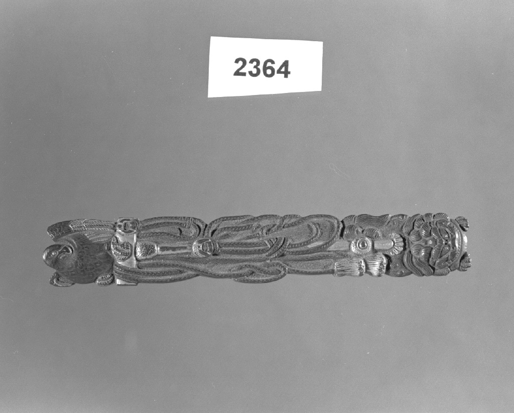 animali (impugnatura di arma bianca, opera isolata) - ambito giapponese (secc. XVI/ XIX)