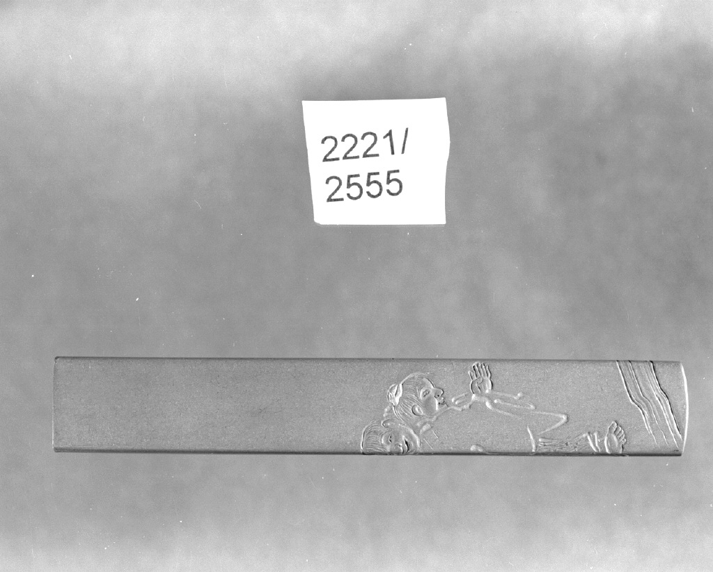 paesaggio notturno (impugnatura di arma bianca, elemento d'insieme) di Ishiguro Masayoshi (secc. XVI/ XIX)