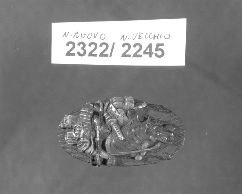 elementi decorativi (kashira, opera isolata) - ambito giapponese (secc. XVI/ XIX)