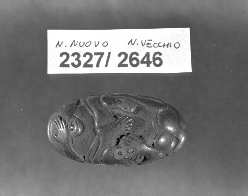 elementi decorativi (kashira, opera isolata) - ambito giapponese (secc. XVI/ XIX)