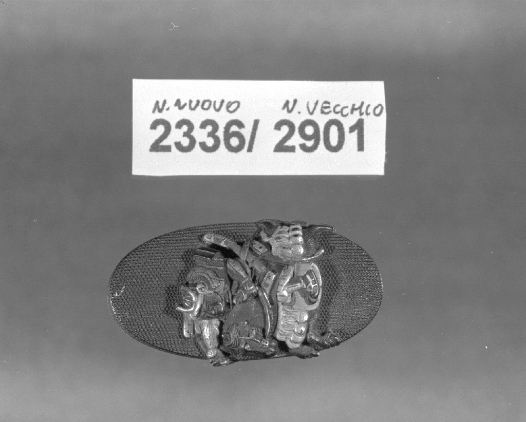 elementi decorativi (kashira, opera isolata) - ambito giapponese (secc. XVI/ XIX)