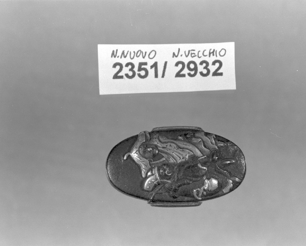 elementi decorativi (kashira, opera isolata) - ambito giapponese (secc. XVI/ XIX)