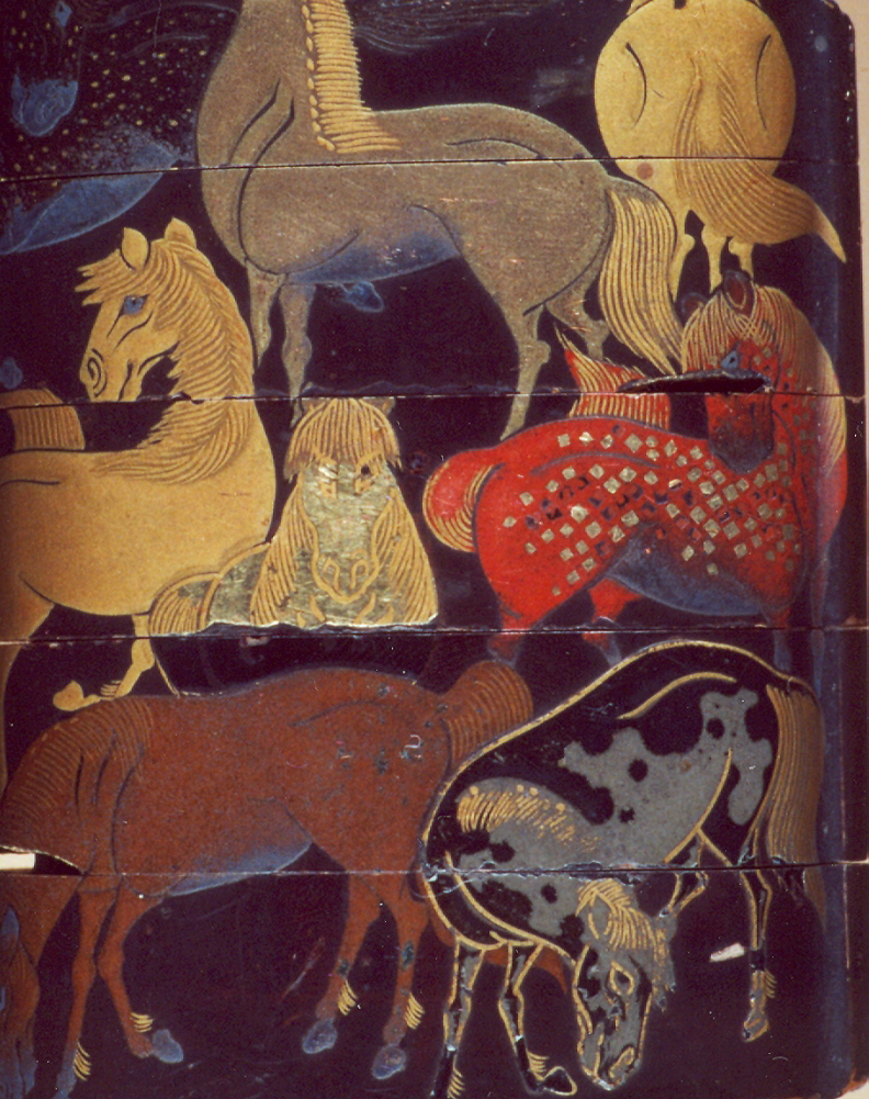 animali (inro, opera isolata) - ambito giapponese (secc. XVII/ XIX)