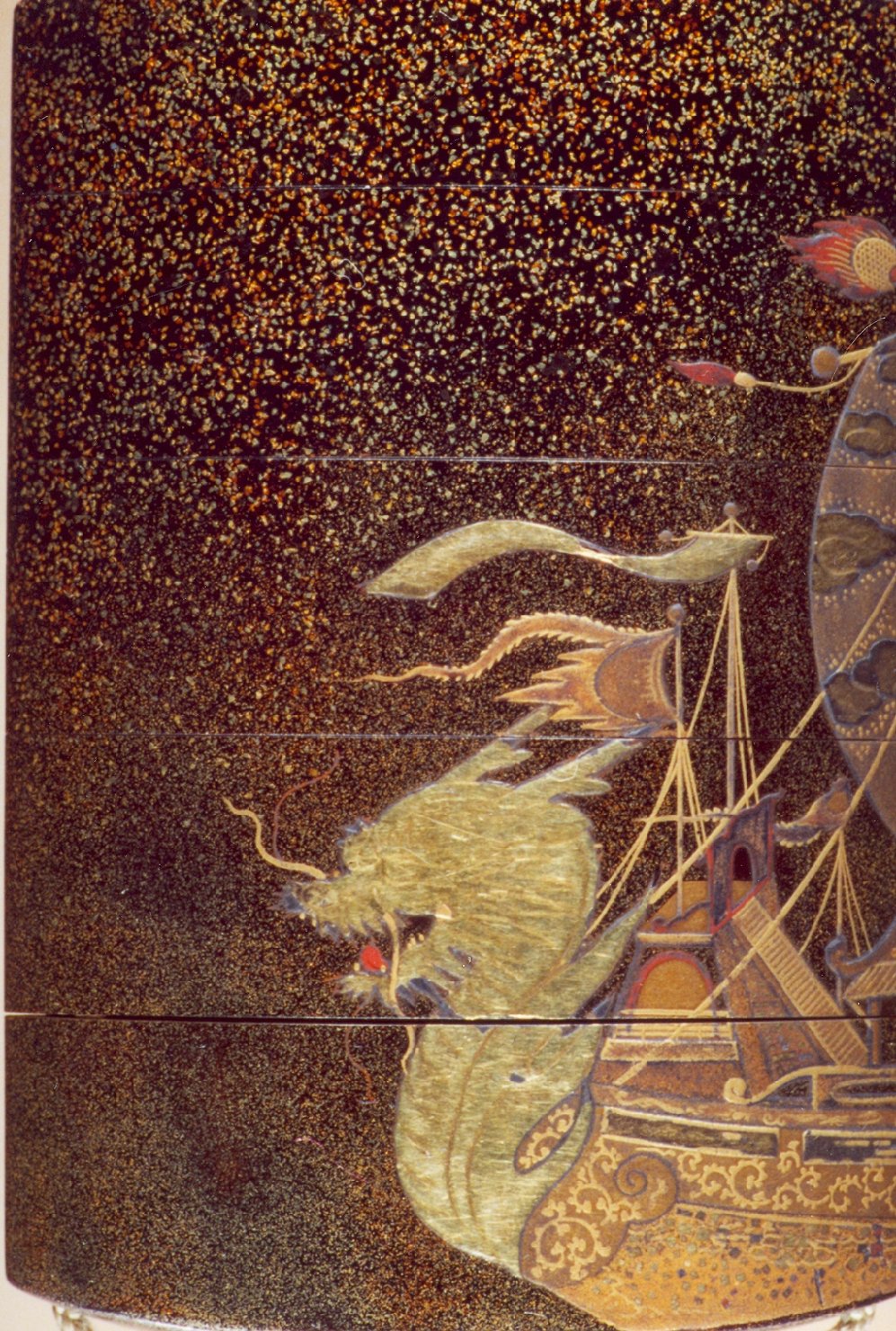 veliero (inro, opera isolata) - ambito giapponese (secc. XVII/ XIX)