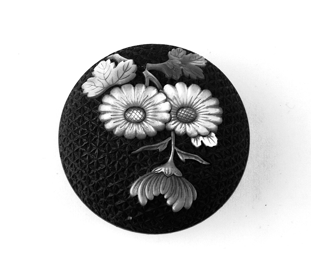 motivi decorativi floreali (fermaglio, opera isolata) di Yasumasa (secc. XVII/ XIX)