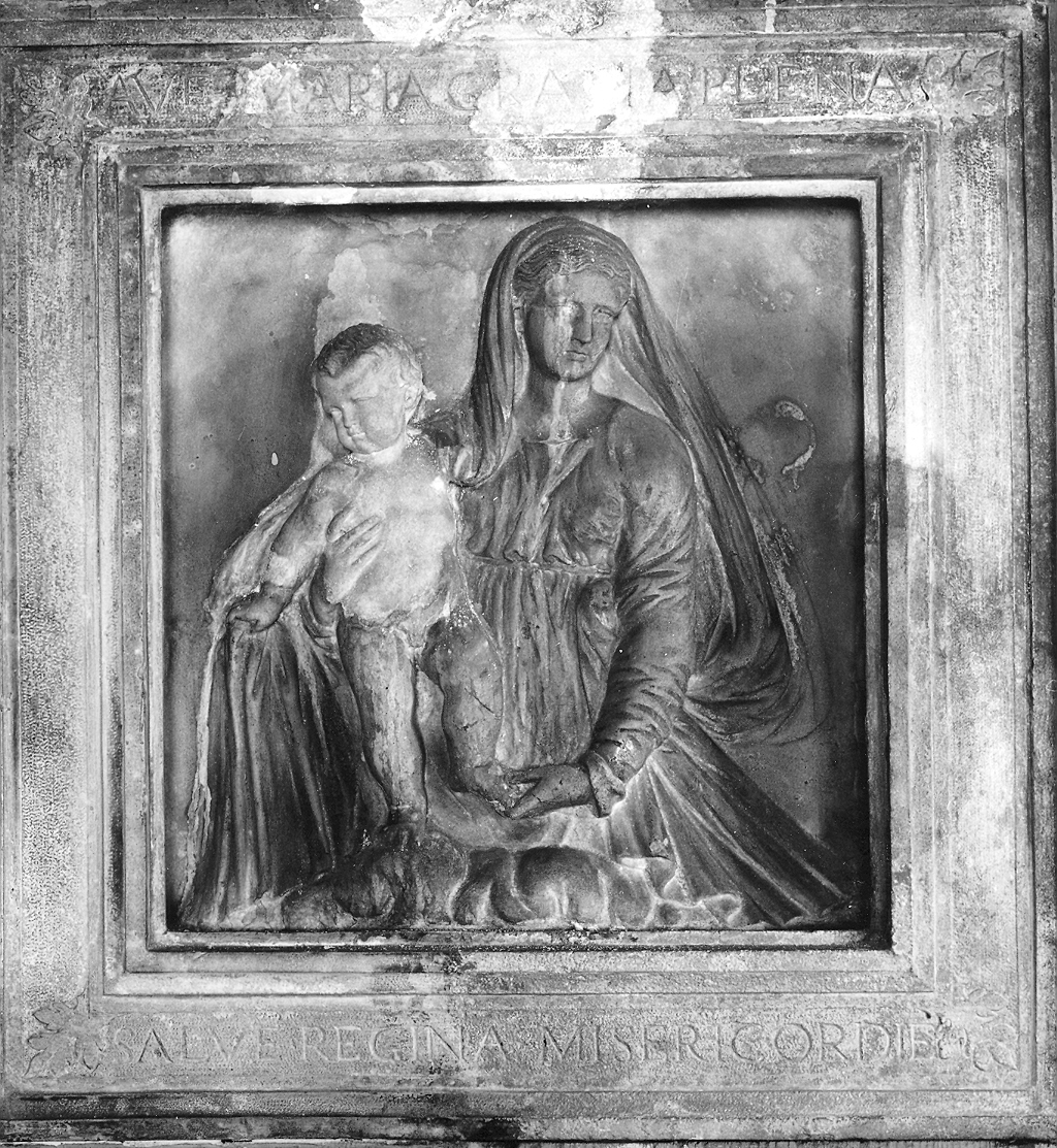 Madonna con Bambino (rilievo, opera isolata) - ambito veneto (inizio sec. XVI)
