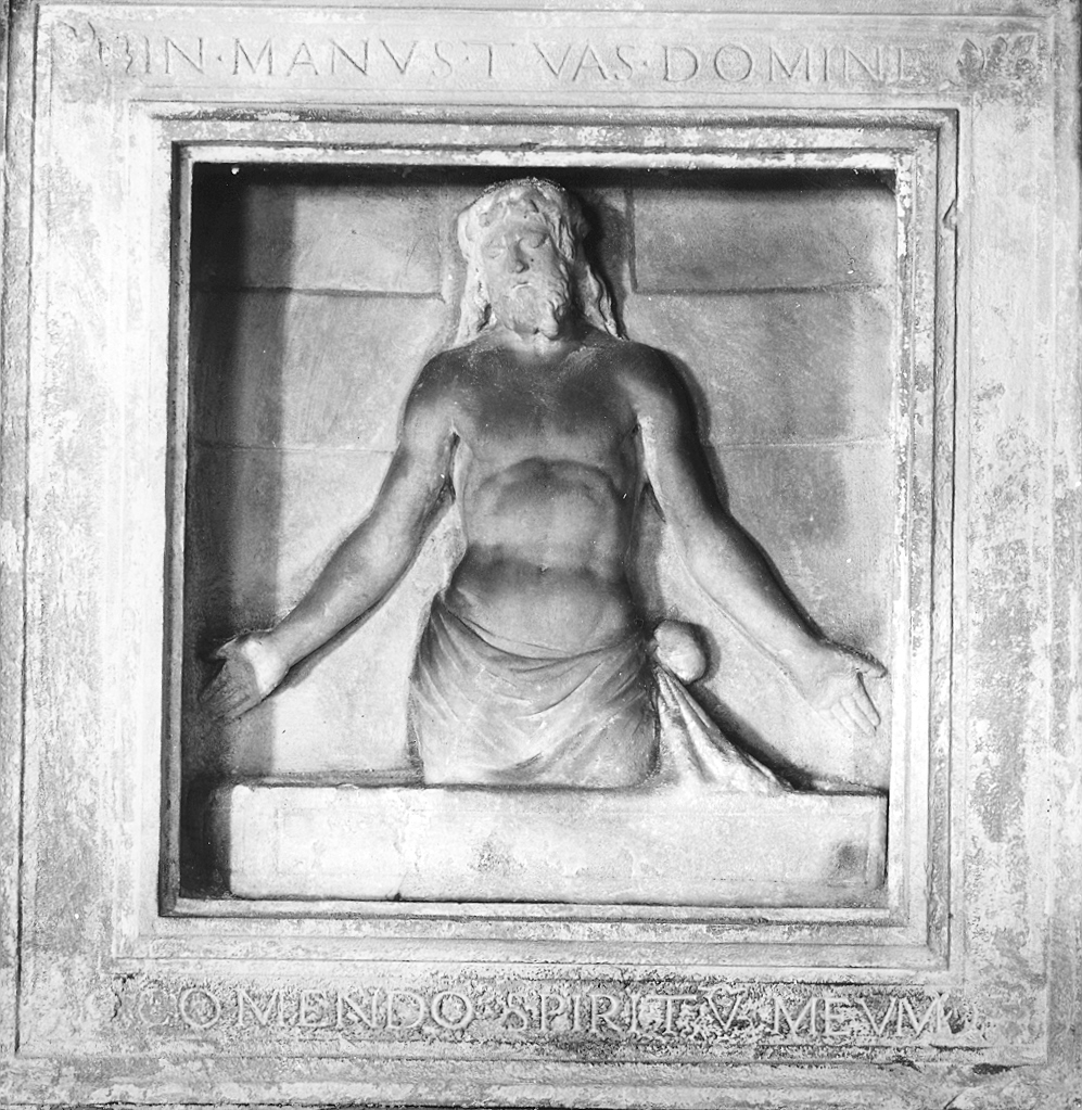 Cristo in pietà (rilievo, opera isolata) - ambito veneto (inizio sec. XVI)