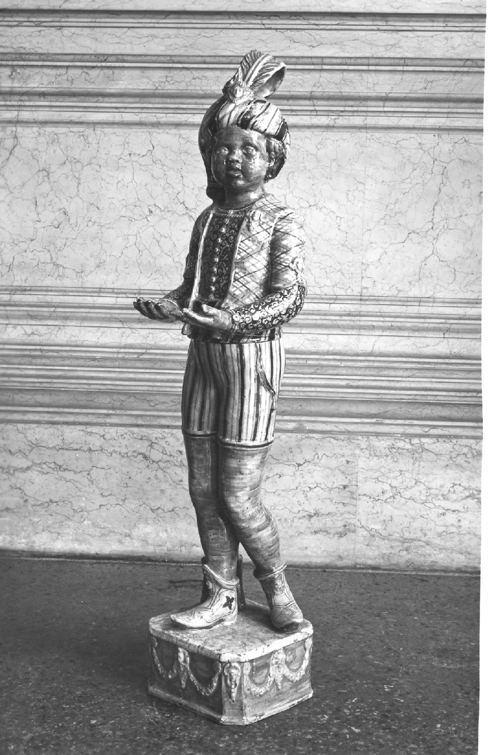 figura maschile (statuetta) - ambito veneziano (sec. XVIII)