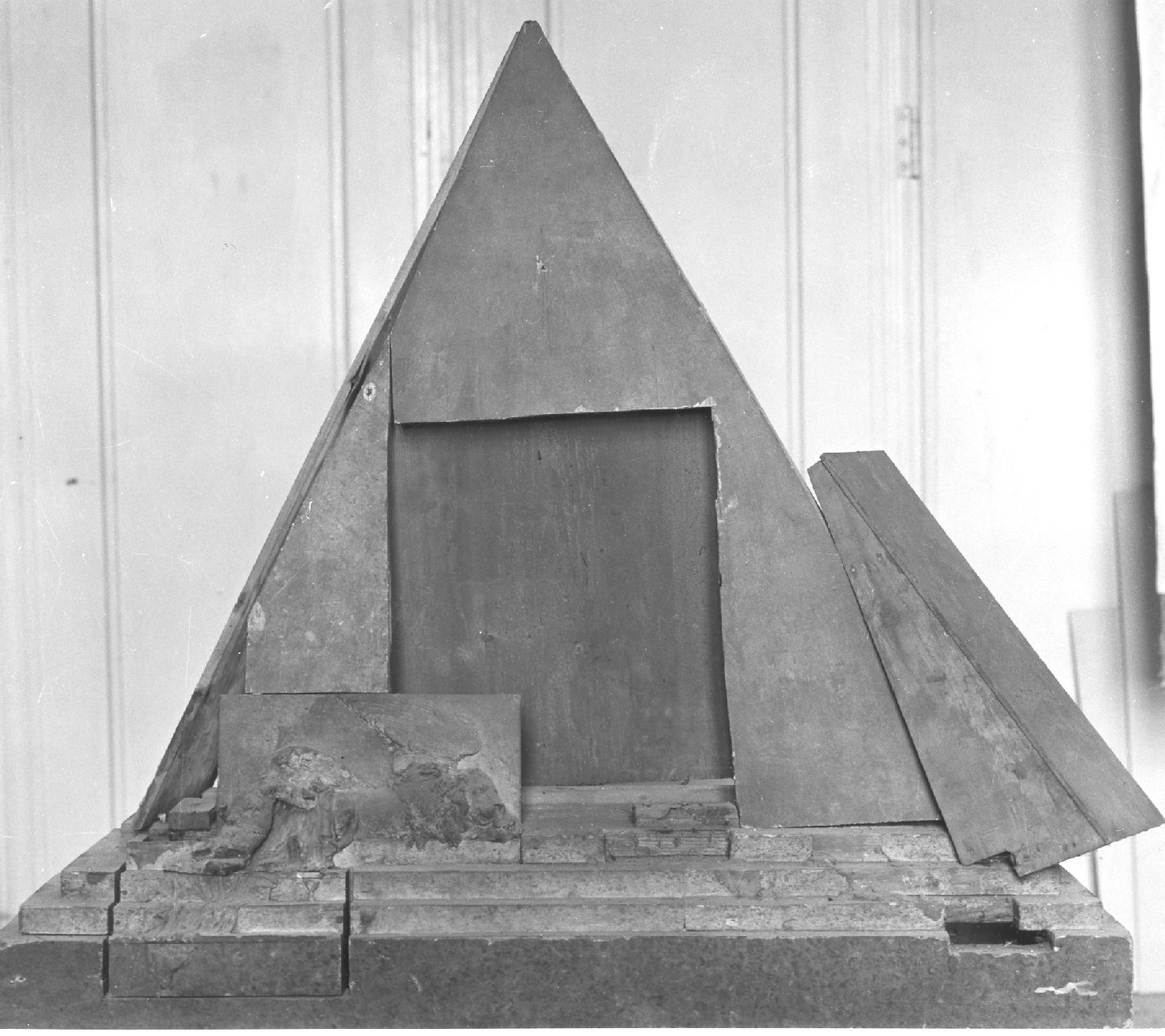 modellino di monumento sepolcrale, opera isolata di Zandomeneghi Luigi (secc. XVIII/ XIX)