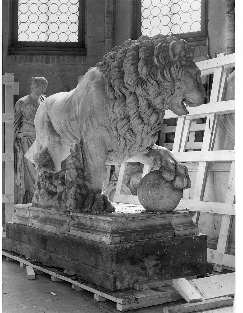 leone (statua, opera isolata) di Vacca Flaminio (secc. XVI/ XVII)