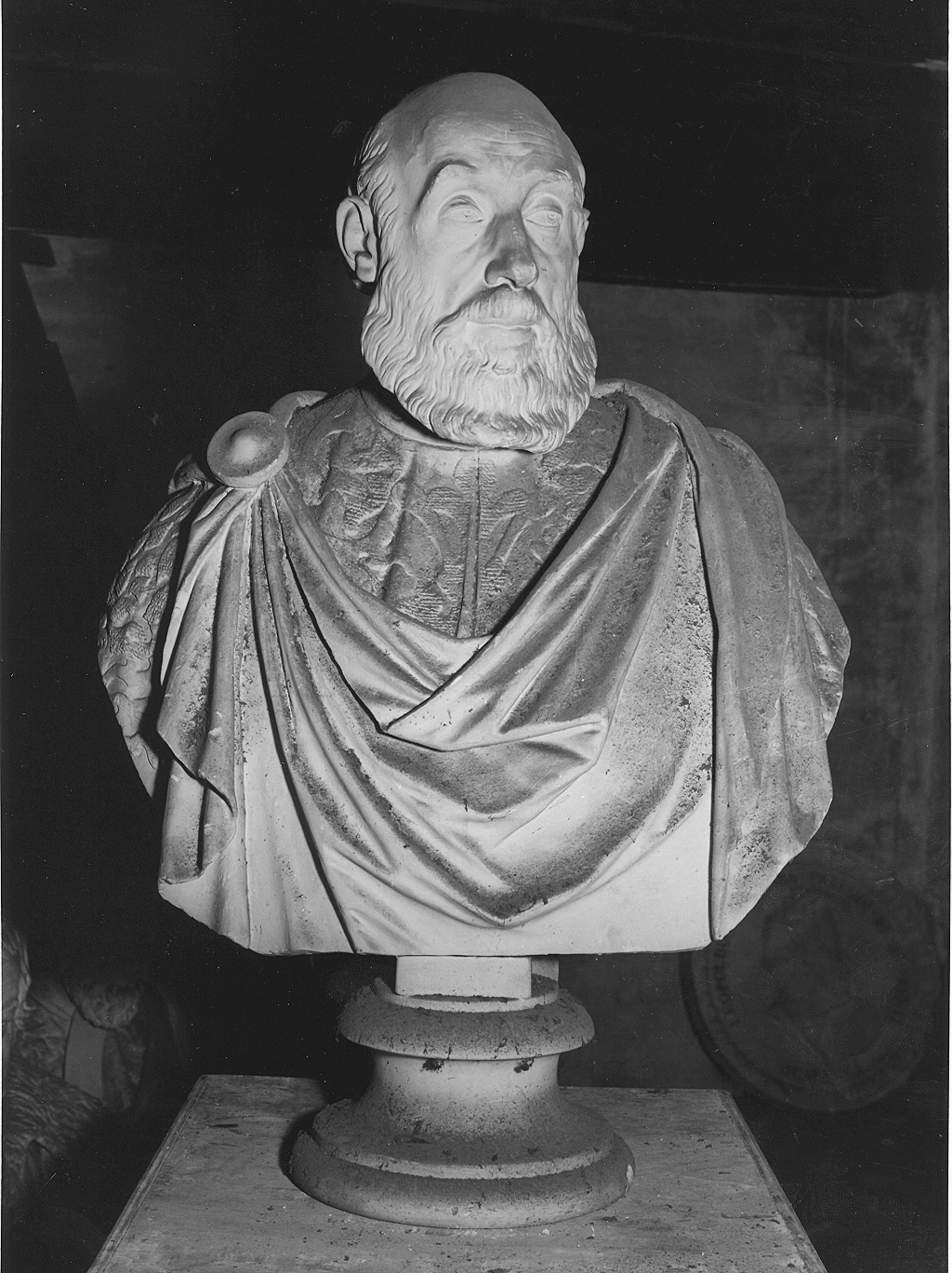 busto di Girolamo Grimani, busto ritratto d'uomo (busto, opera isolata) di Vittoria Alessandro (secc. XVI/ XVII)