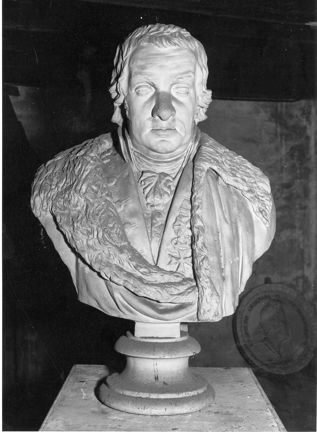 Giacomo Zuarenghi, busto ritratto d'uomo (busto, opera isolata) di De Martini Jacopo (secc. XVIII/ XIX)