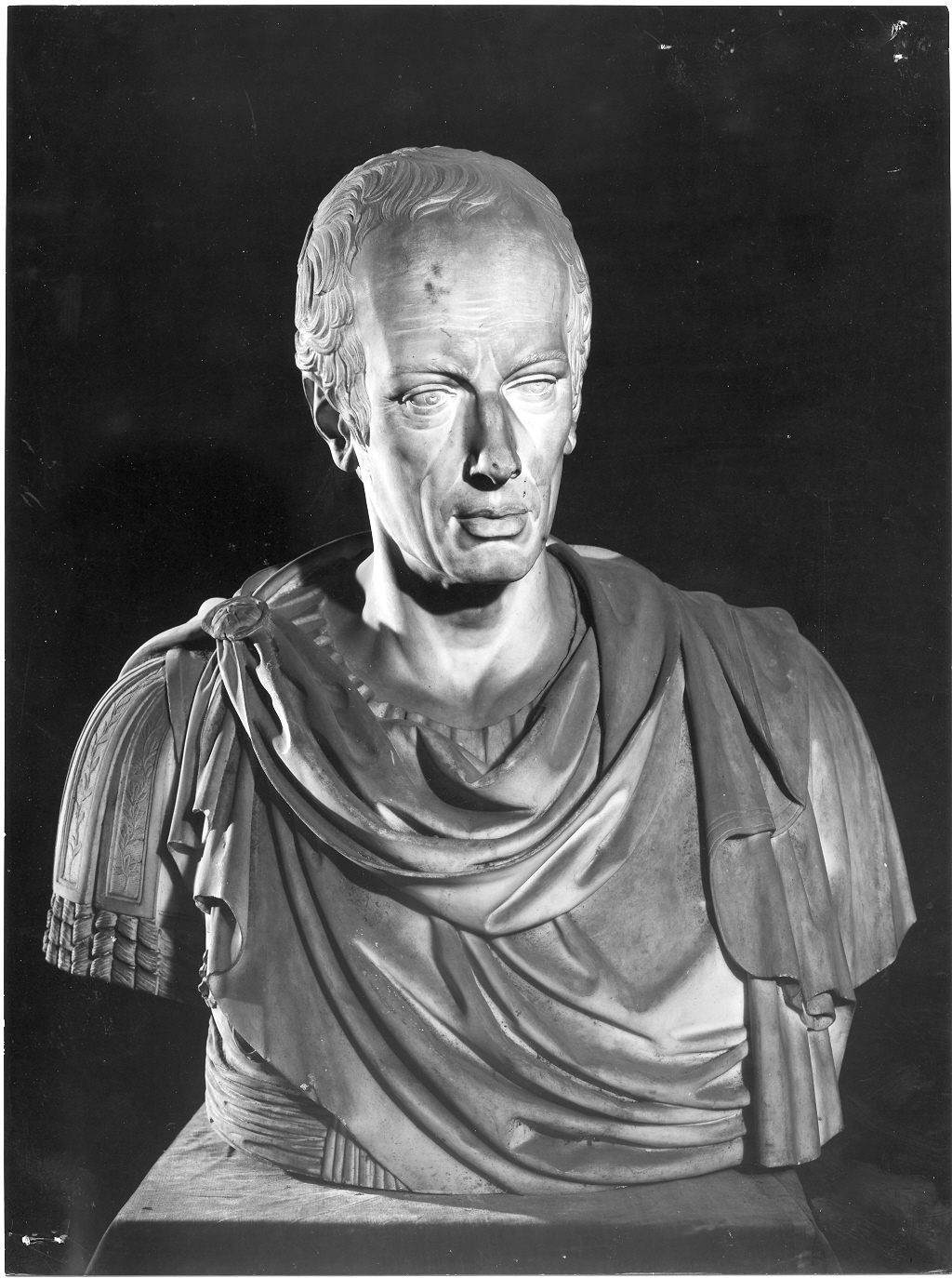 busto maschile (scultura, opera isolata) di Pizzi Angelo (sec. XIX)