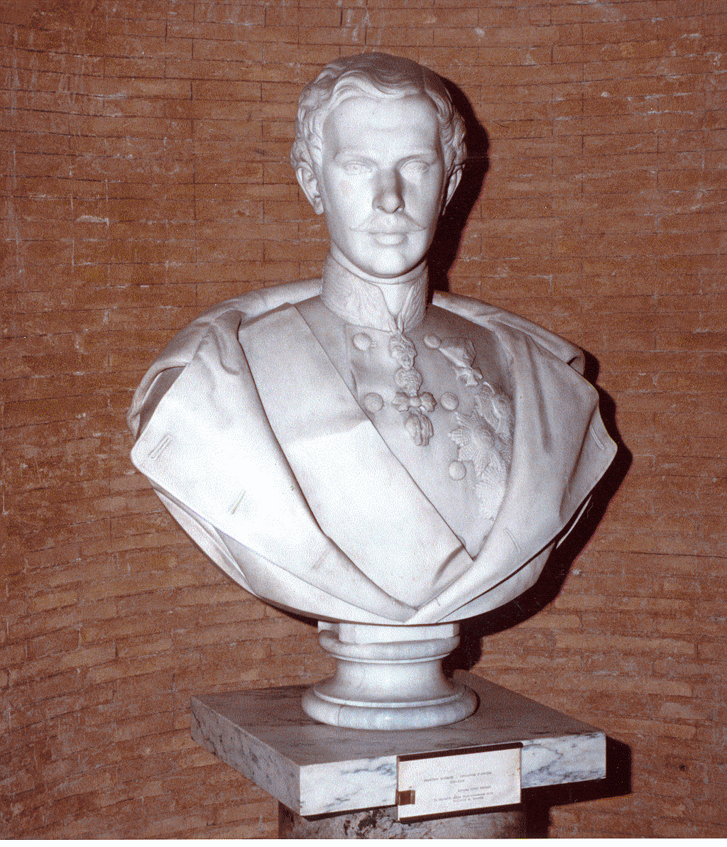 busto maschile (scultura, opera isolata) di Ferrari Luigi (sec. XIX)