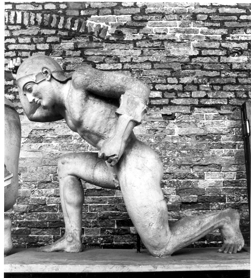 guerriero (calco di scultura, opera isolata) - ambito greco (sec. XIX)