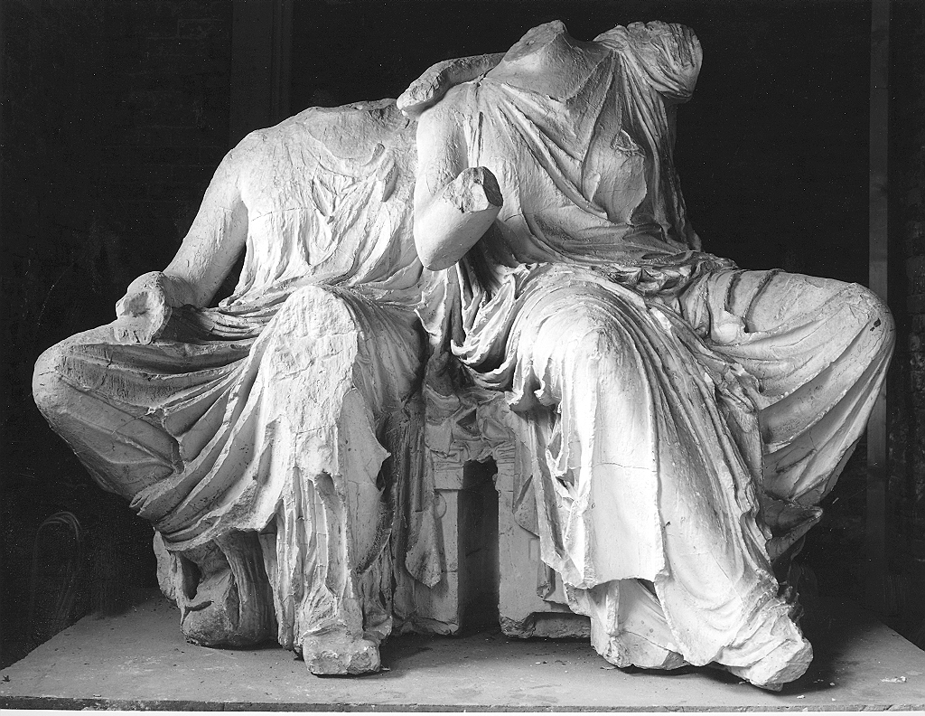 Parche (calco di scultura, opera isolata) - ambito romano (sec. XIX)