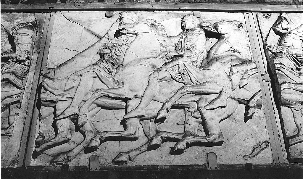 cavalieri (calco di scultura, opera isolata) - ambito romano (sec. XIX)