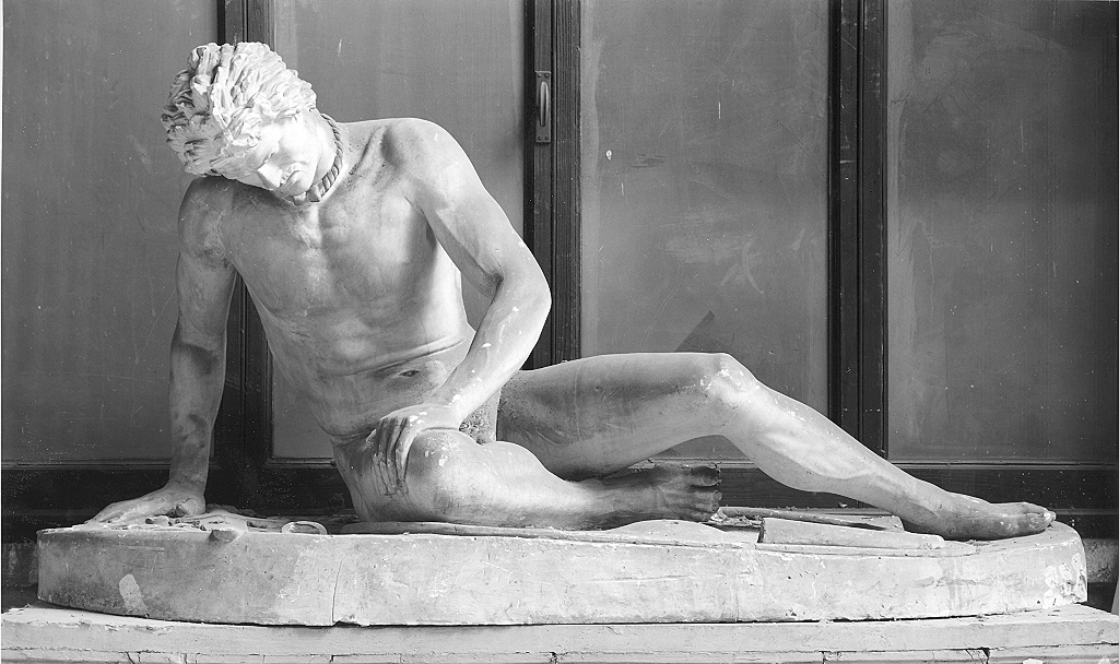 gladiatore (calco di scultura, opera isolata) - ambito greco (sec. XIX)