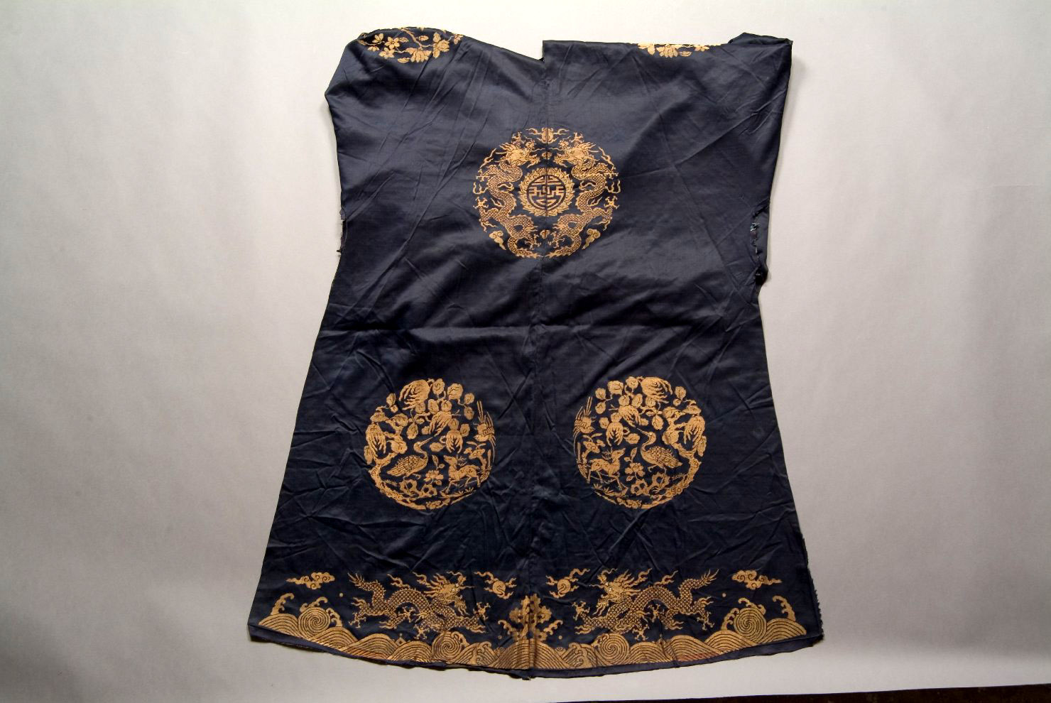 motivi decorativi (abito, opera isolata) - manifattura cinese (sec. XIX)