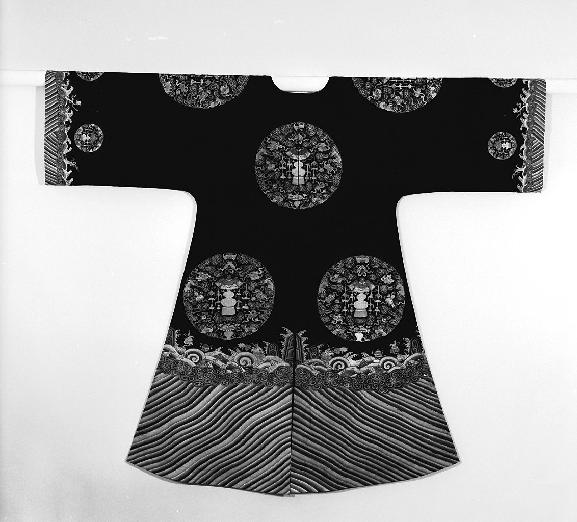 motivi decorativi (abito, opera isolata) - manifattura cinese (secc. XVII/ XX)