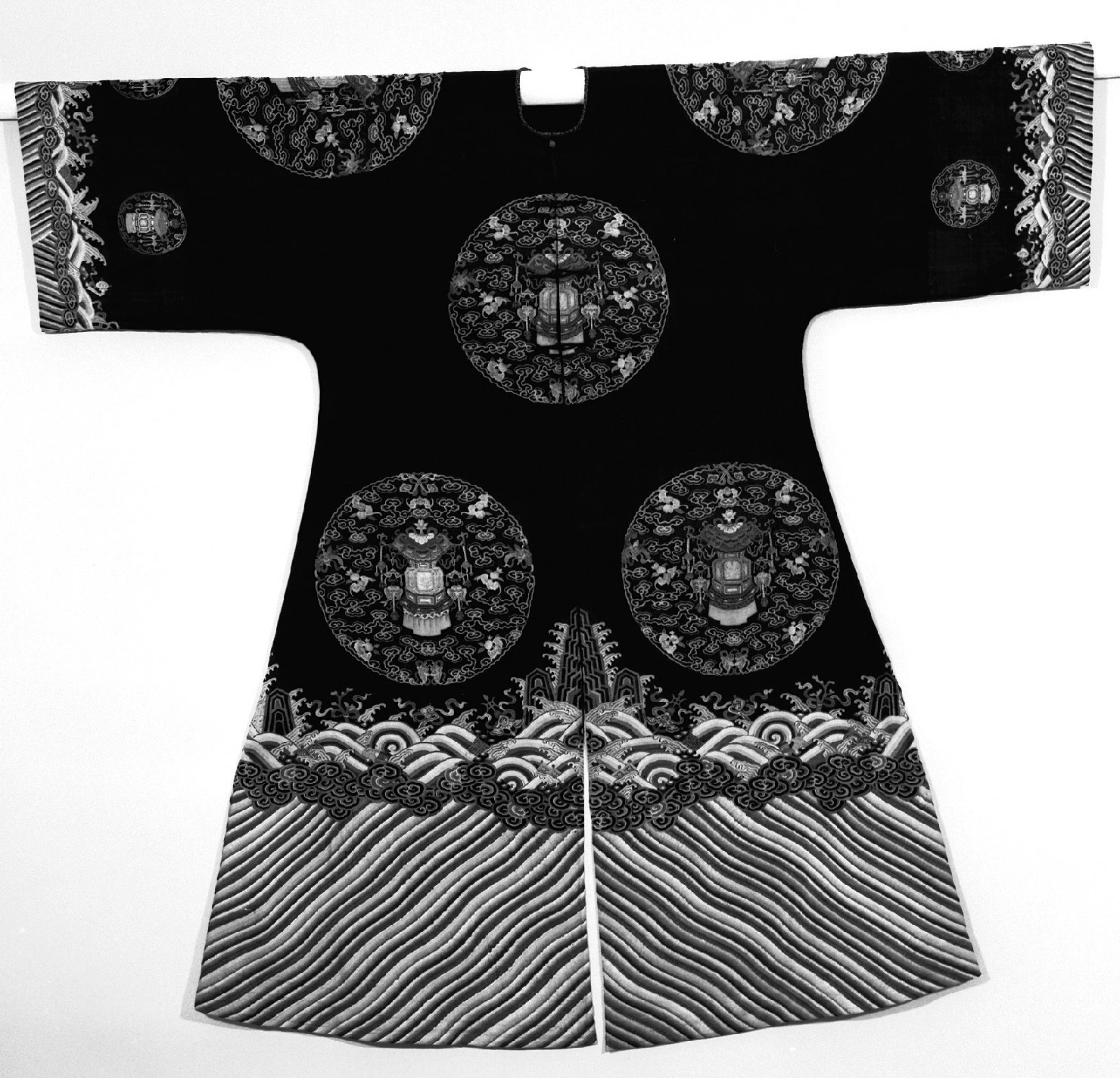 abito, opera isolata - manifattura cinese (secc. XVII/ XX)