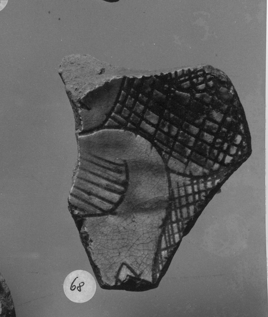 catino, frammento - ambito veneto (secc. XV/ XVI)