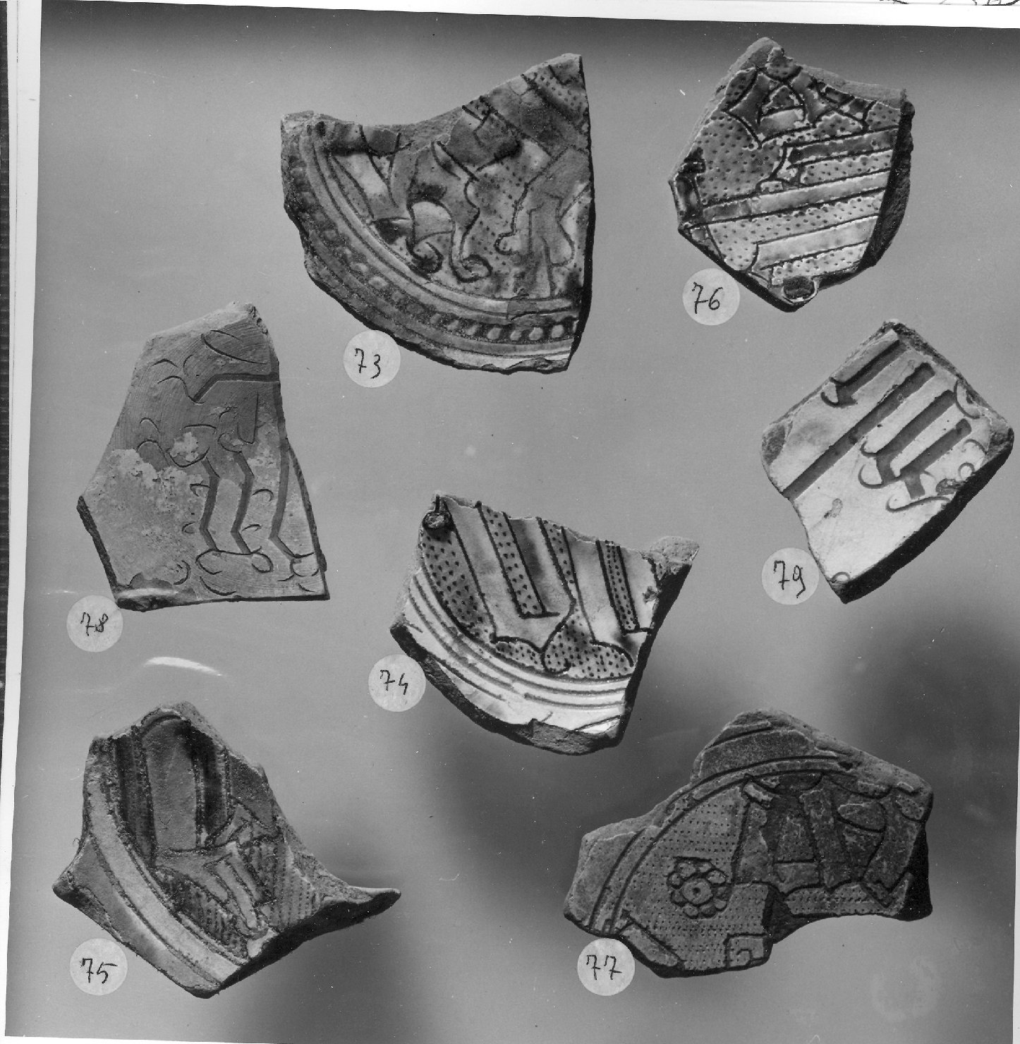 piatto, frammento - ambito veneto (secc. XV/ XVI)