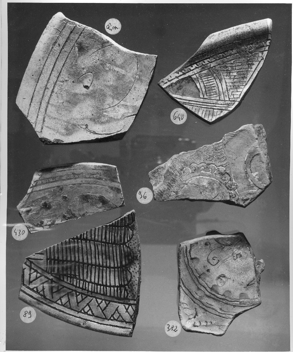 piatto, frammento - ambito veneto (secc. XV/ XVI)