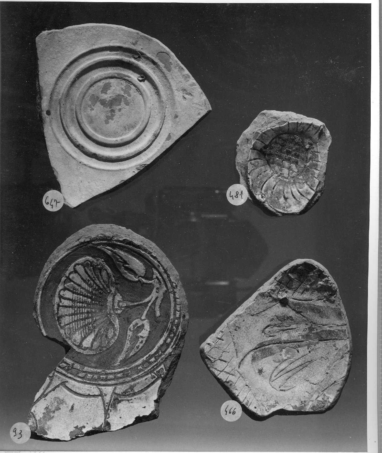 piatto, frammento - ambito veneto (secc. XV/ XVI)