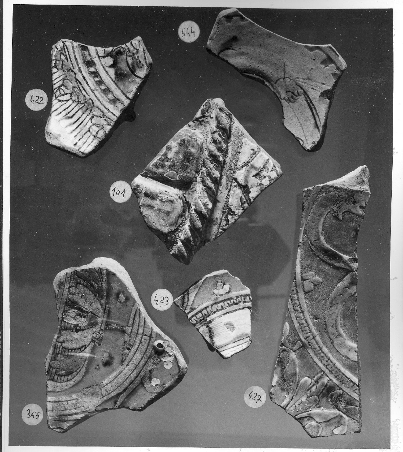 catino, frammento - ambito veneto (secc. XV/ XVI)