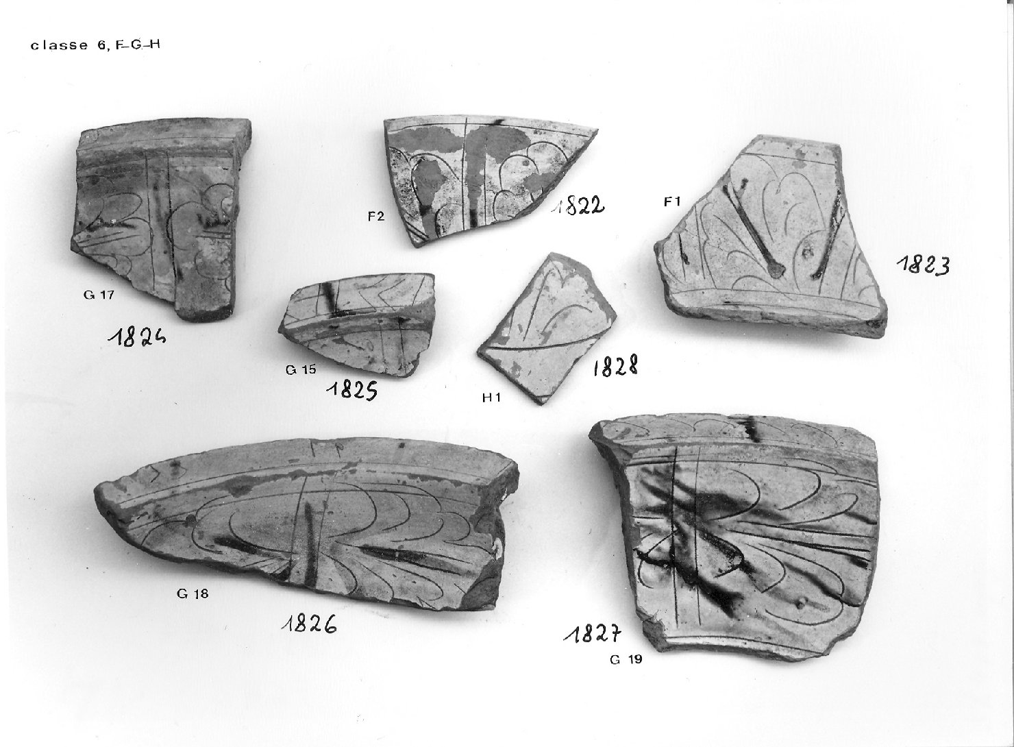 catino, frammento - ambito veneto (secc. XIV/ XV)