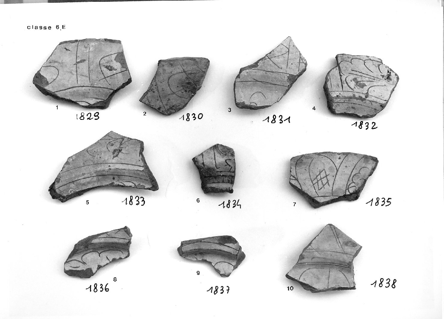 catino, frammento - ambito veneto (secc. XIV/ XV)