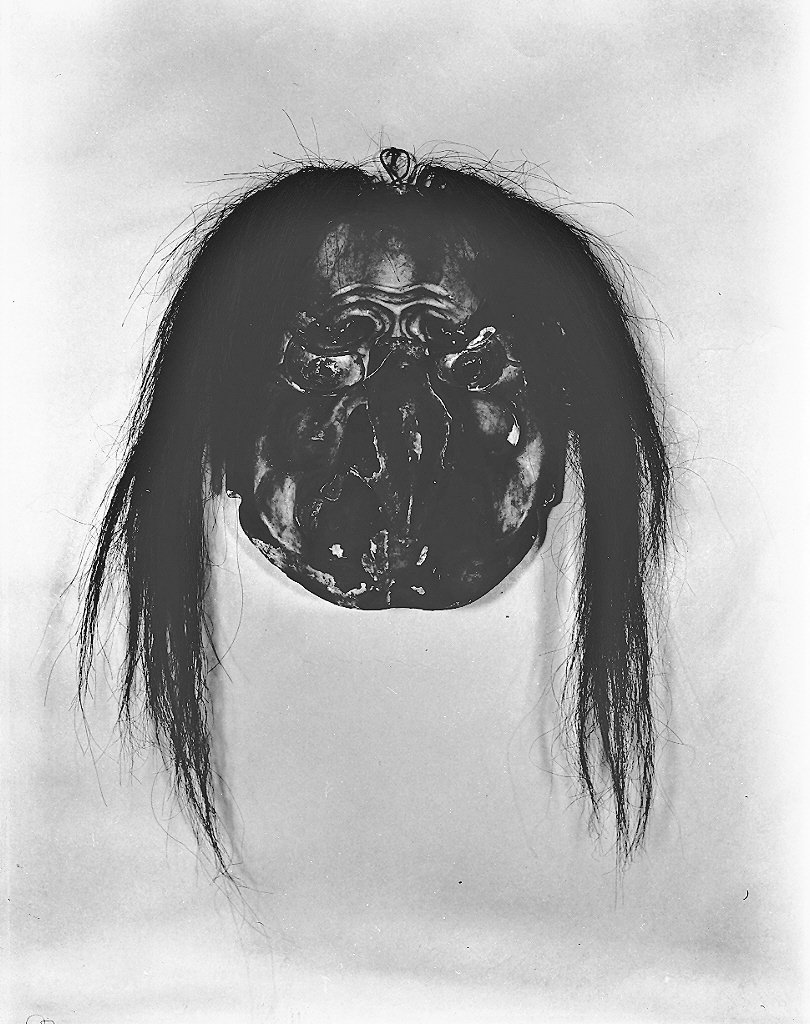 maschera, opera isolata - ambito giapponese (secc. XVII/ XIX)