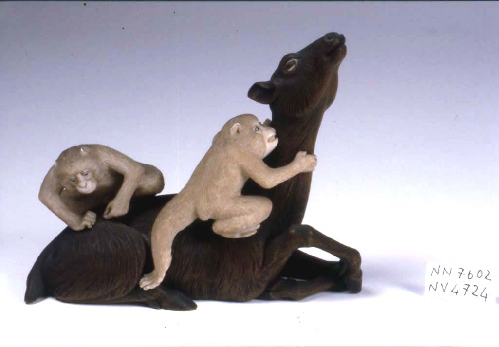 animali (statuetta, opera isolata) - ambito giapponese (secc. XVII/ XIX)