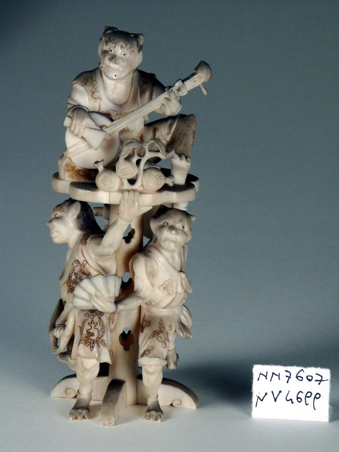 animali (statuetta, opera isolata) - ambito giapponese (secc. XVII/ XIX)