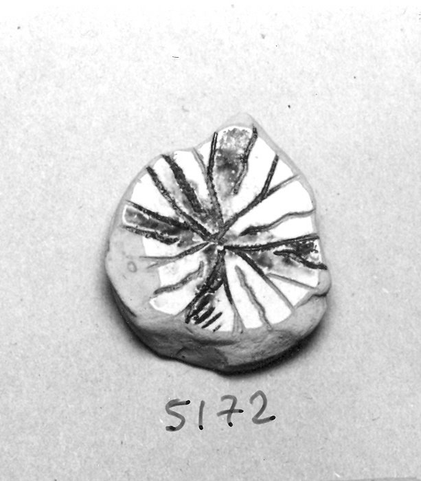 piatto, frammento - ambito veneto (prima metà sec. XV)