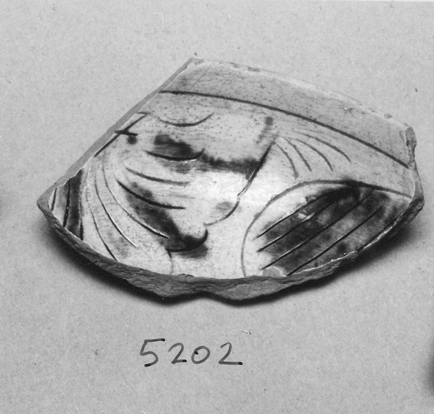 scodella, frammento - ambito veneto (metà sec. XV)