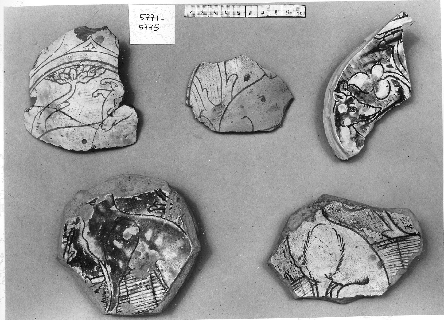 boccale, frammento - ambito veneto (prima metà sec. XVI)
