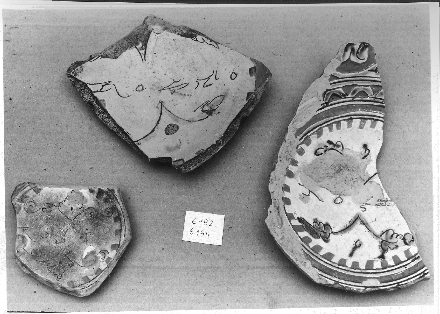 piatto, frammento - ambito veneto (seconda metà sec. XVI)