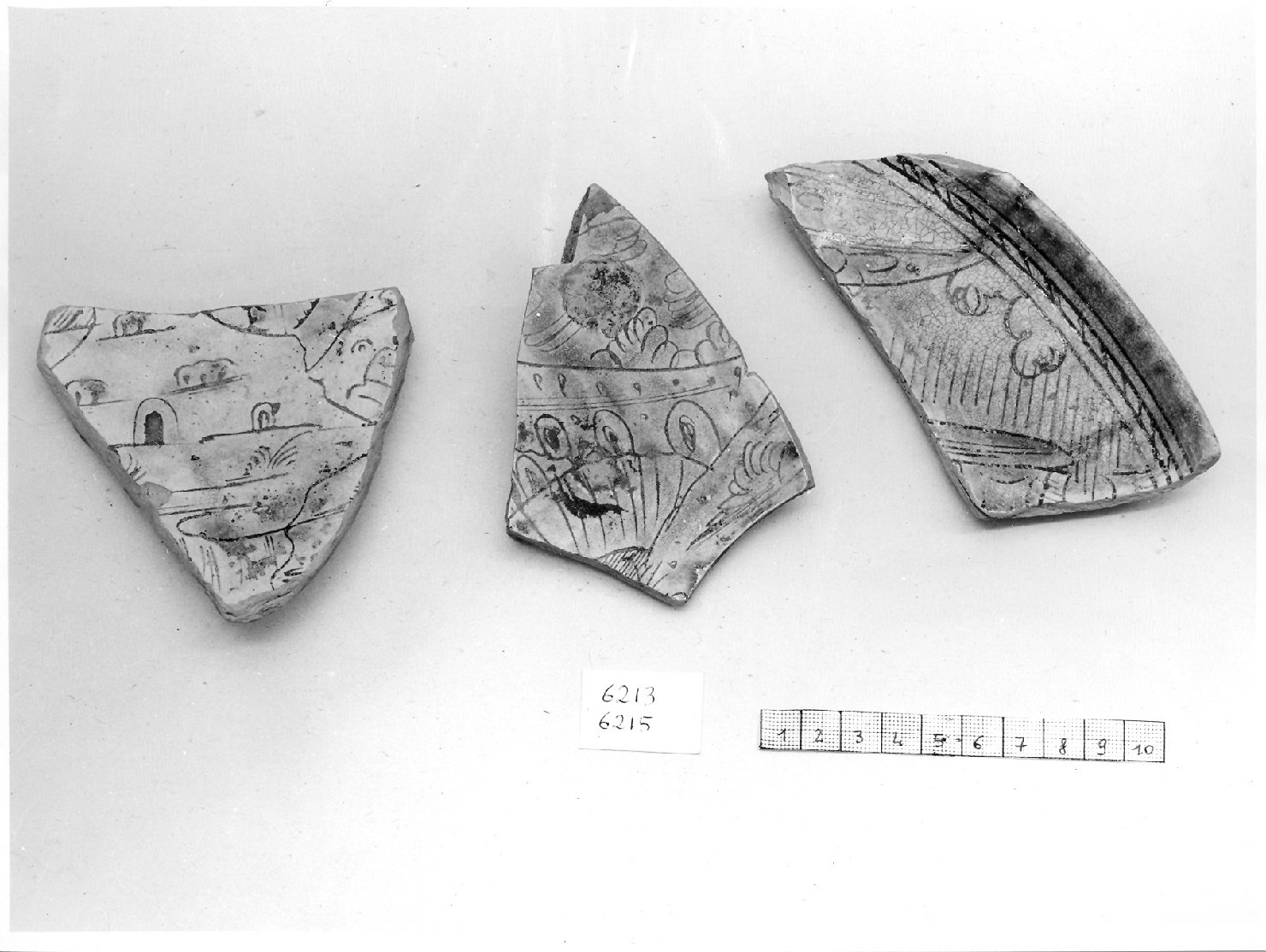 piatto, frammento - ambito veneto (fine sec. XVI)