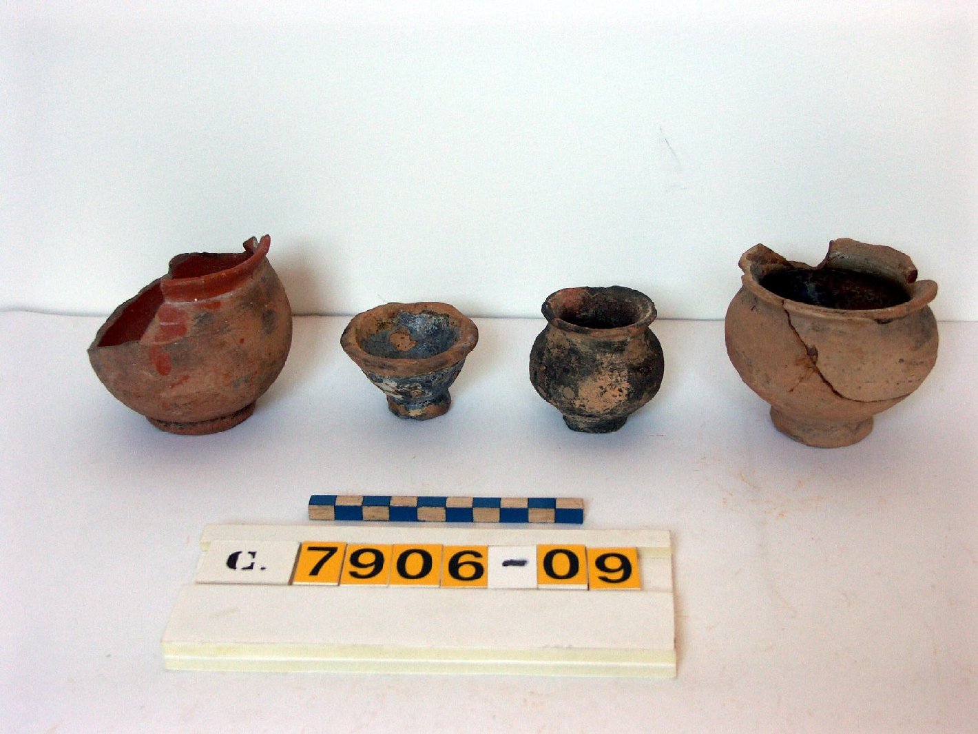 motivi decorativi (vasetto, frammento) - ambito veneto (secc. XVI/ XVII)