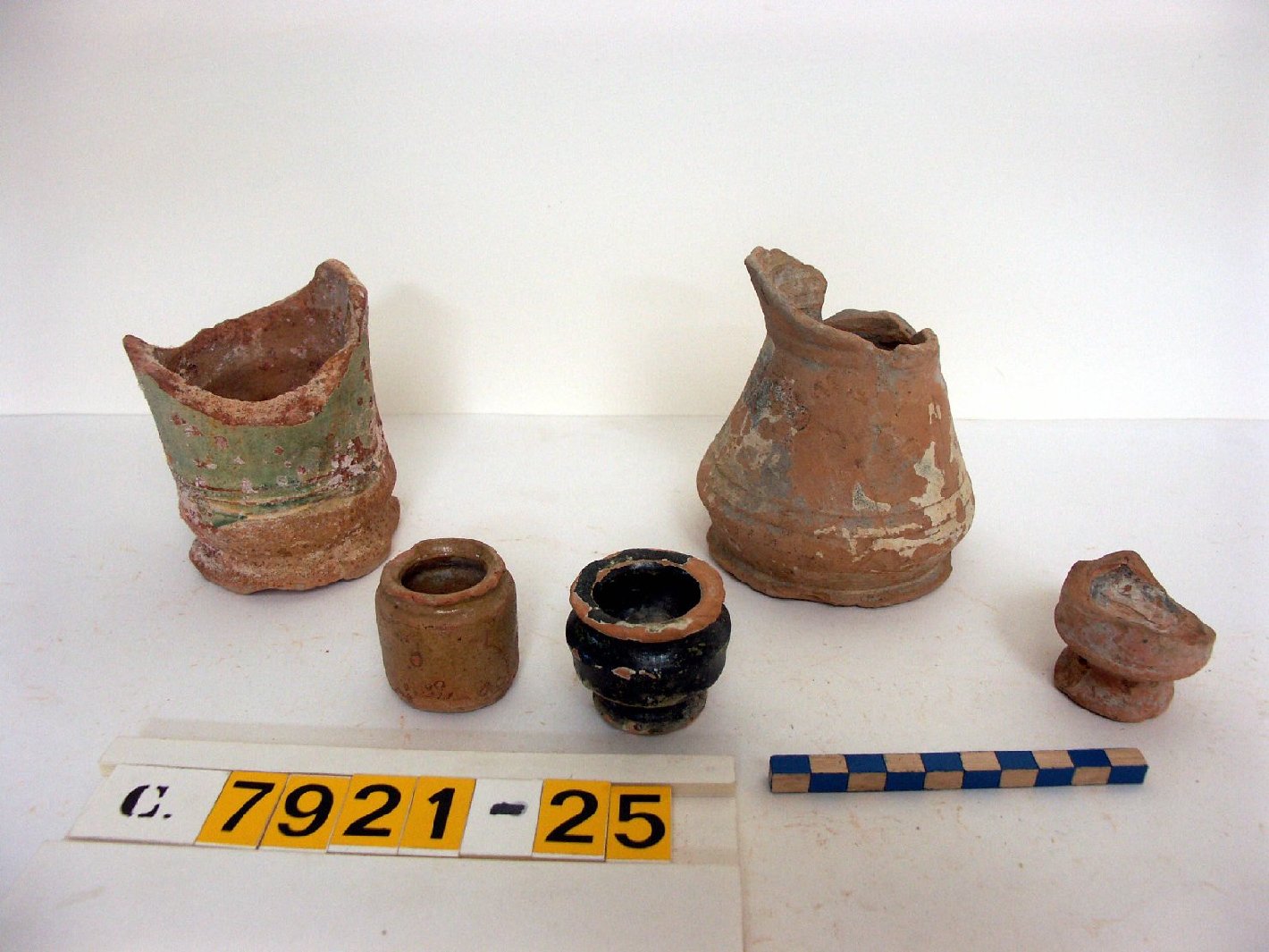 motivi decorativi (alberello, frammento) - ambito veneto (secc. XVI/ XVII)