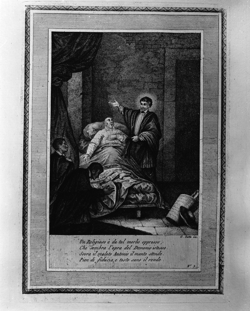 Sant'Antonio da Padova (stampa, serie) di Zatta Giacomo (seconda metà sec. XVIII)