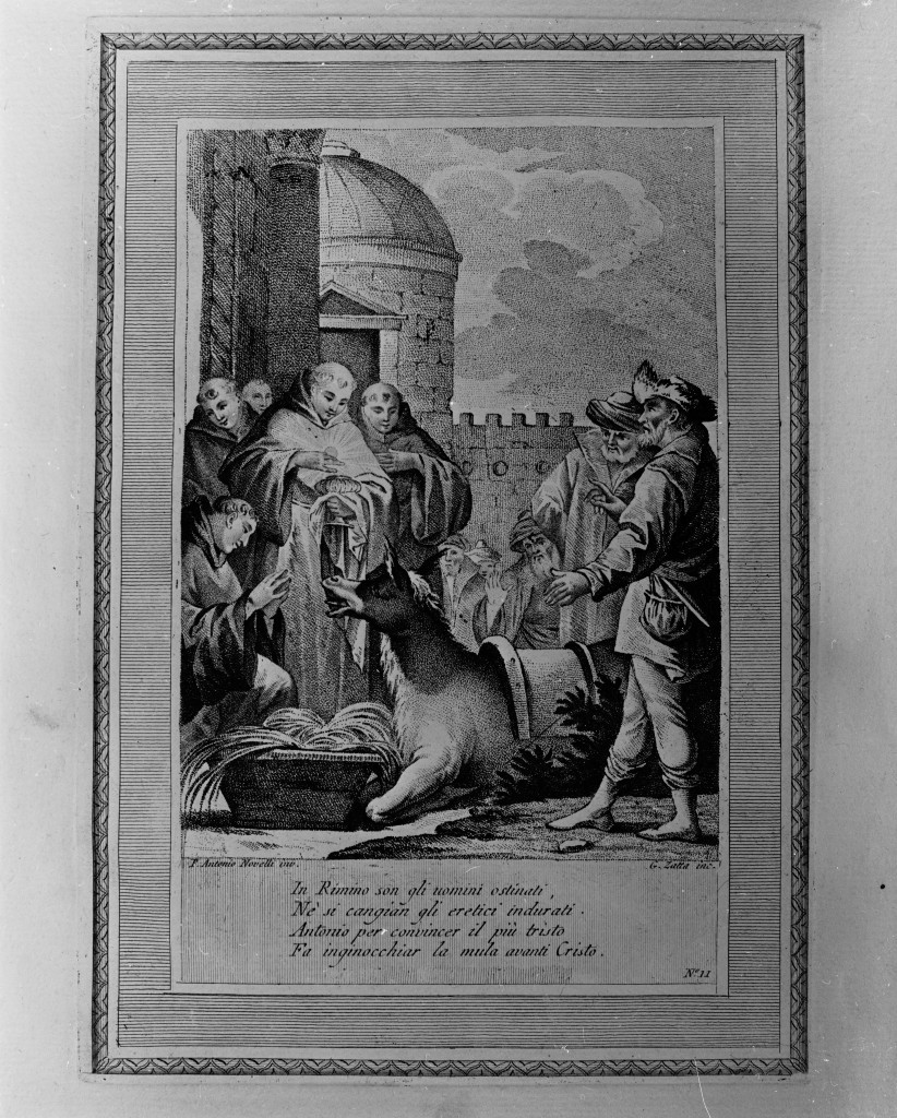 Sant'Antonio da Padova (stampa, serie) di Zatta Giacomo, Novelli Pietro Antonio (seconda metà sec. XVIII)