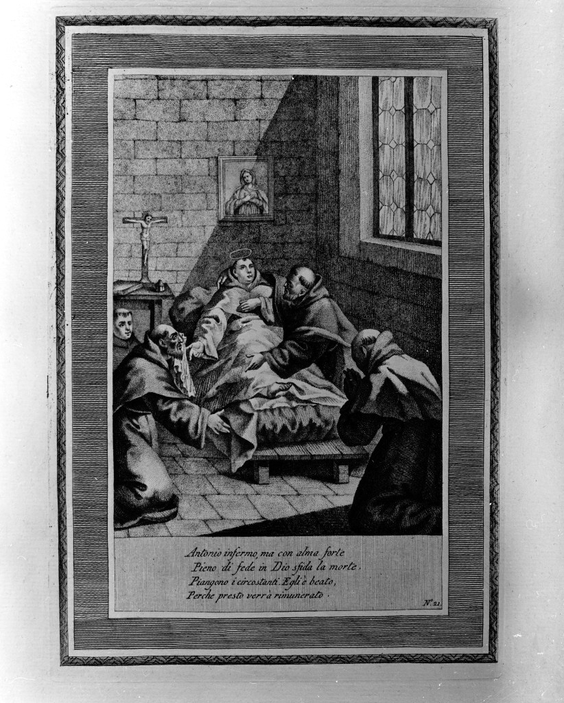 Sant'Antonio da Padova (stampa, serie) di Zatta Giacomo (seconda metà sec. XVIII)