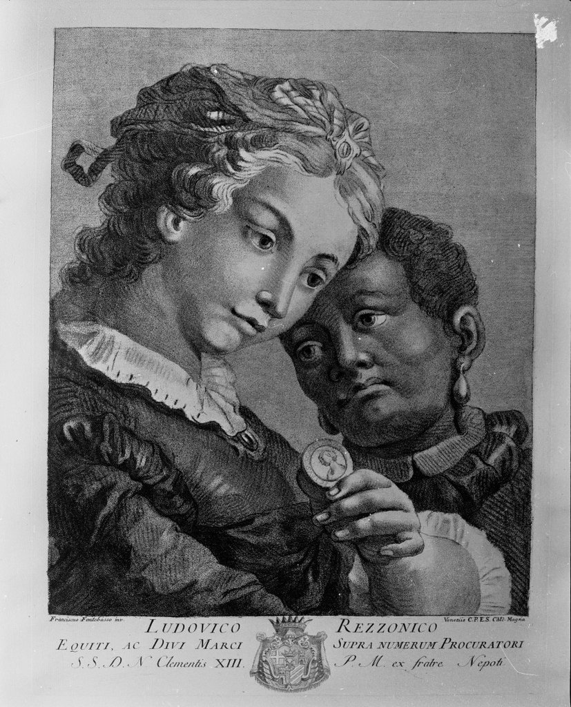 figura allegorica femminile (stampa) di Alessandri Innocente, Fontebasso Francesco (seconda metà sec. XVIII)
