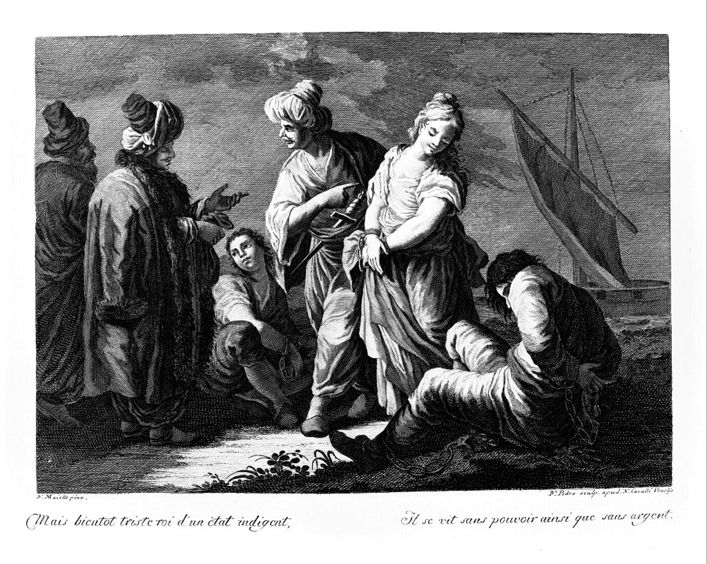 scena con prigionieri (stampa, serie) di Del Pedro Francesco, Maggiotto Francesco (seconda metà sec. XVIII)