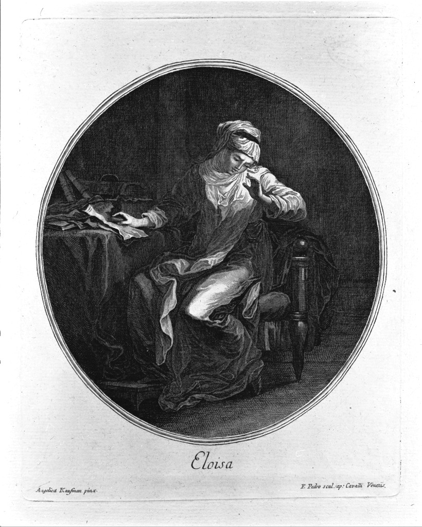 Eloisa, ritratto di donna (stampa) di Del Pedro Francesco, Kauffmann Angelica (seconda metà sec. XVIII)